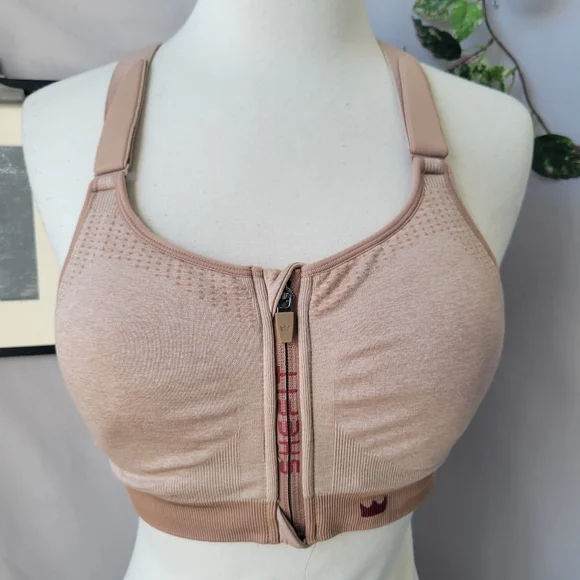 Shefit Low Impact Sports Bra Heathered Tan XS or S - Picture 2 of 8